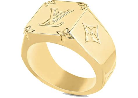 louis vuitton ring monogram|louis vuitton signet ring.